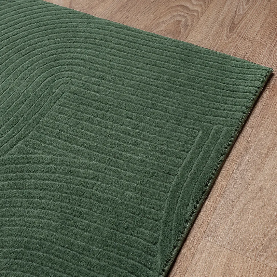 Tapis Rio salon antidérapant arc, Forêt, 160 x 220 cm