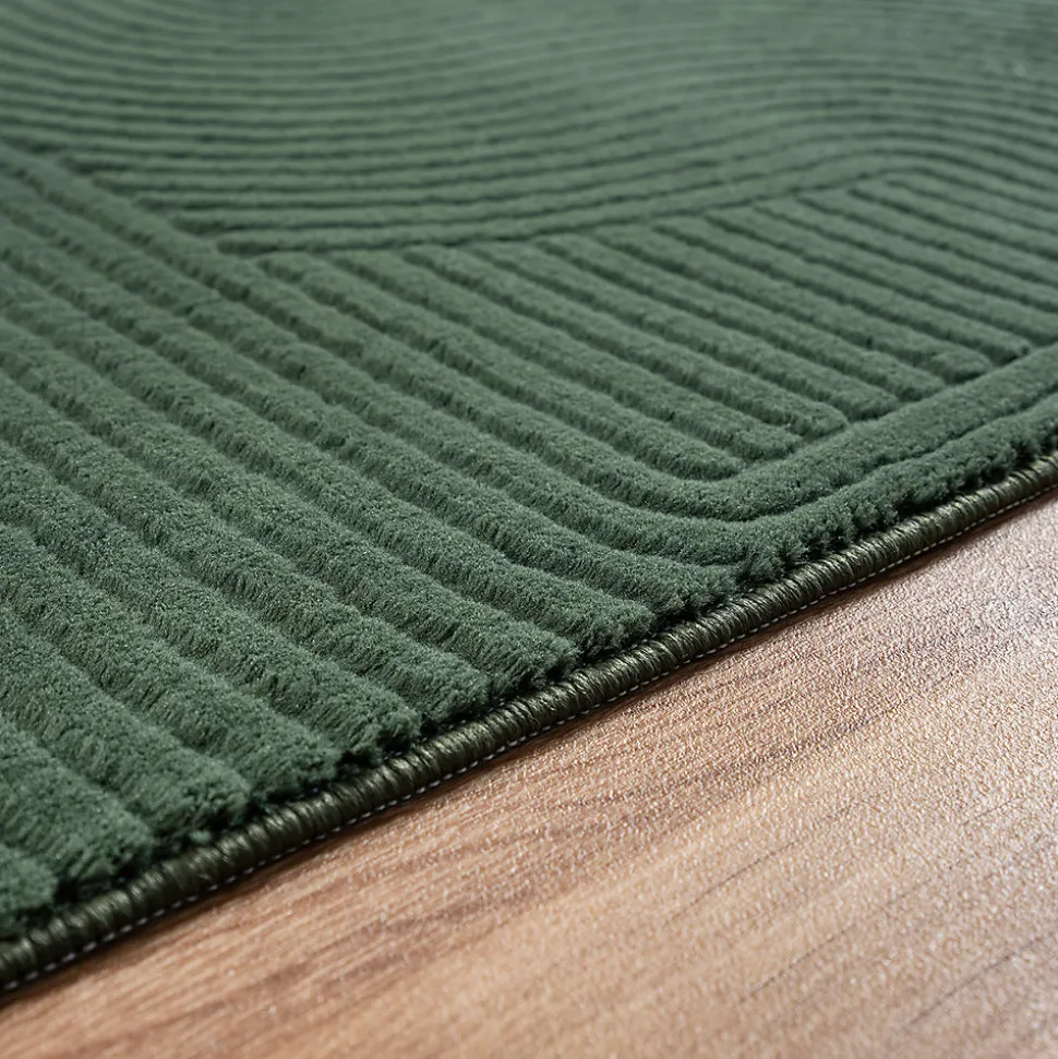 Tapis Rio salon antidérapant arc, Forêt, 160 x 220 cm