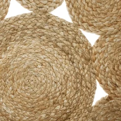 Tapis rond en jute ajouré Esra Ø80 cm