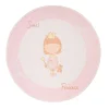 Tapis Rond Enfant Imprimé "Bambini VI" 160cm Rose