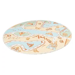 Tapis Rond Enfant Imprimé "Bambini IV" 160cm Multicolore