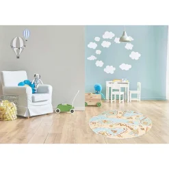Tapis Rond Enfant Imprimé 
