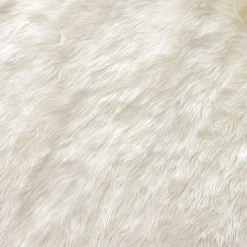 Tapis rond imitiation fourrure Cocooning