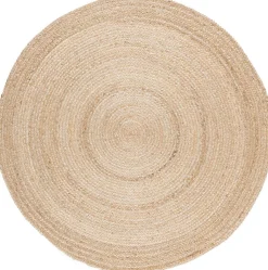 Tapis rond Melua en jute tissé Ø130cm GoodHome