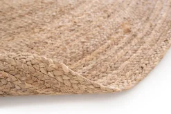 Tapis rond Melua en jute tissé Ø130cm GoodHome