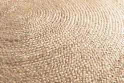 Tapis rond Melua en jute tissé Ø130cm GoodHome