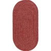 Tapis rond ou oval style jute intérieur extérieur JUTY 120x120 cm