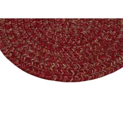 Tapis rond ou oval style jute intérieur extérieur JUTY 120x120 cm