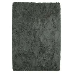 Tapis salon à base fine souple extra doux gris foncé 225x340