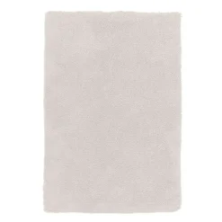 Tapis salon à poils longs extra-doux écru 60x90