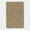 Tapis Salon / Terrasse - Scandinave - Marron et noir - 80 x 150 cm