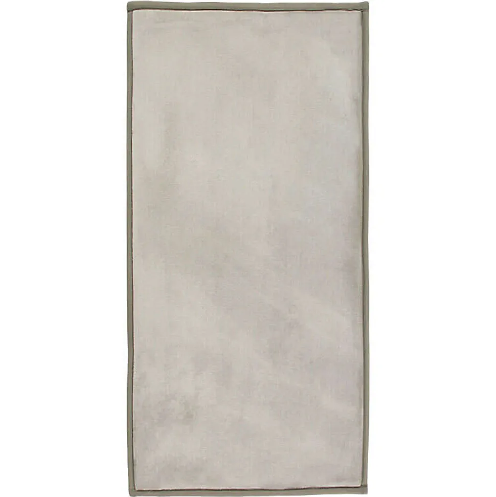 Tapis salon aspect velours extra-doux écru 60x120