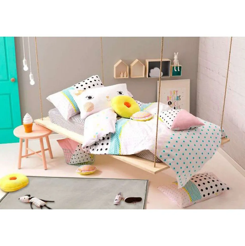 Tapis salon aspect velours extra-doux écru 60x120