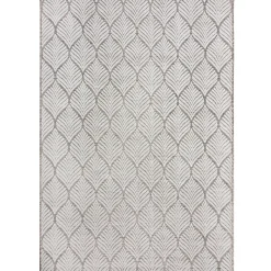 Tapis salon et chambre moderne tissé plat LEAVO 200x290 cm