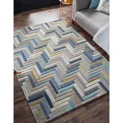 Tapis salon et chambre moderne en laine MADO 160x230 cm