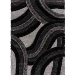 Tapis salon et chambre épais moderne FUZZY 120x170 cm