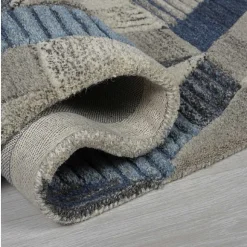 Tapis salon et chambre pure laine tufté main RESHA 160x230 cm