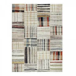 Tapis salon et chambre tissé motif berbère MO 83, beige