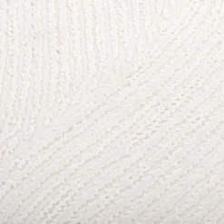 Tapis salon et chambre tissé motif faux uni DAMCIA, crème