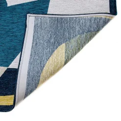 Tapis salon et chambre tissé plat STOOPY 170x240 cm