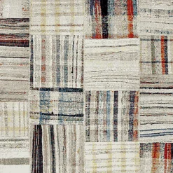 Tapis salon et chambre tissé motif berbère MO 83, beige