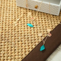 Tapis sisal - Kidara chaume - Ganse marron - 120 x 170 cm
