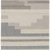 Tapis tissé L. 120 x l. 170 x ep. 2 cm gris GoodHome