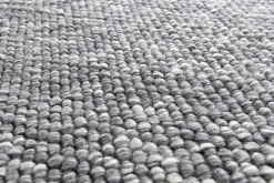 Tapis tissé main Laine L. 160 x l. 230 x ep. 1 cm gris GoodHome