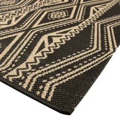 Tapis tissé plat Nelli ethnique L.200 x l.150 cm