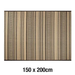 Tapis tissé plat Tonalli ethnique L.200 x l.150 cm