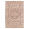 Tapis tissage à plat Bajra GoodHome L. 120cm x l. 170cm crème et marron