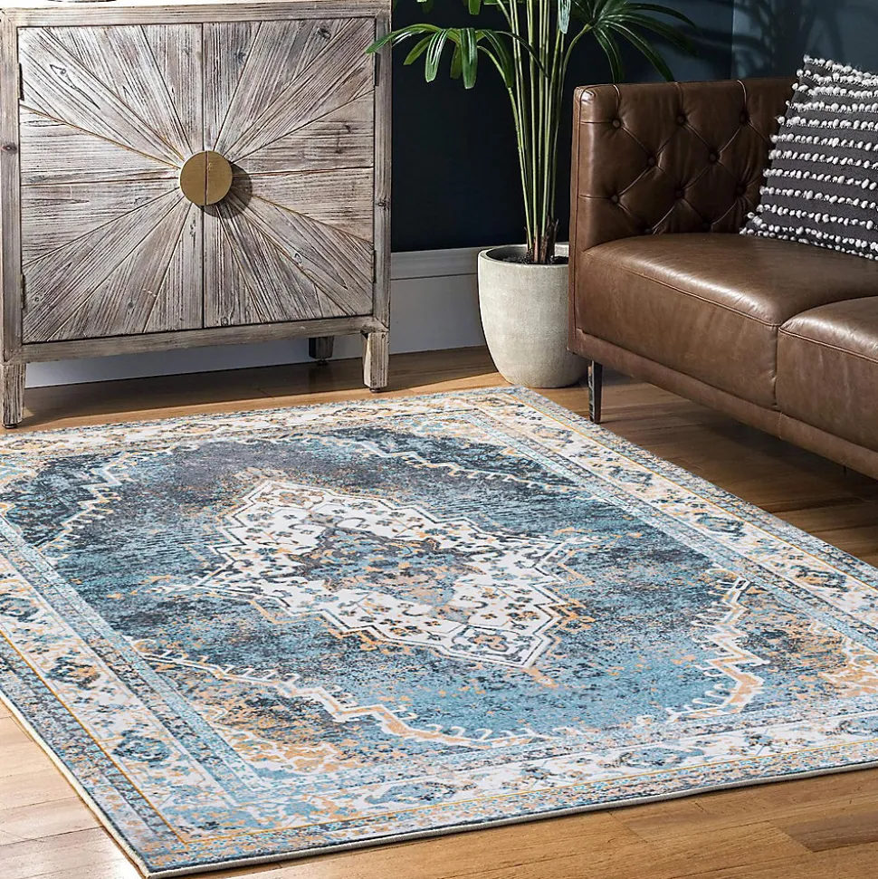 TAPIS TUTUMI DESIGN 2 180X260 BLUE
