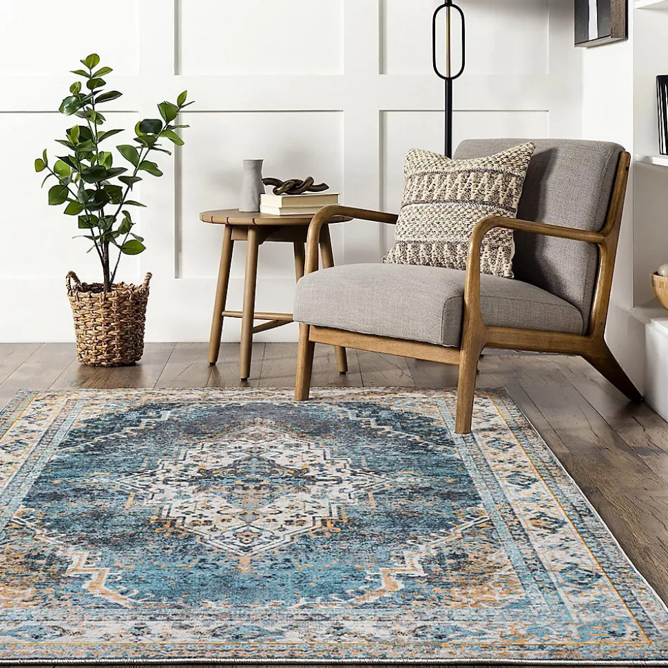 TAPIS TUTUMI DESIGN 2 180X260 BLUE