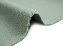 Tapis uni antidérapant lavable Vert - 120 cm Ronde - RELAX