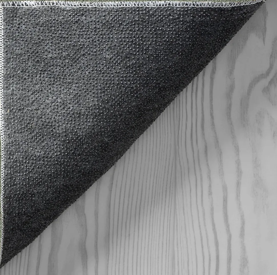 Tapis uni antidérapant lavable Vert - 120 x 160 cm - RELAX