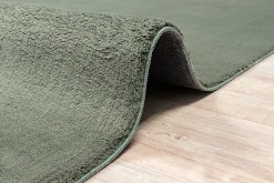 Tapis uni antidérapant lavable Forêt - 200 cm Ronde - RELAX