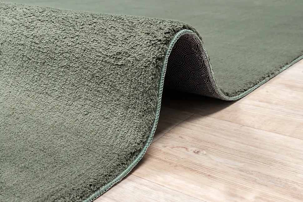 Tapis uni antidérapant lavable Forêt - 200 cm Ronde - RELAX
