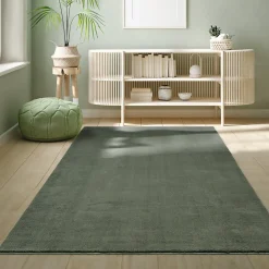 Tapis uni antidérapant lavable Forêt - 300 x 400 cm - RELAX