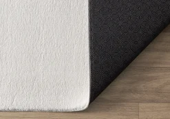 Tapis uni antidérapant lavable Crème - 300 x 400 cm - RELAX