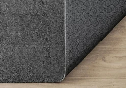 Tapis uni antidérapant lavable Anthracite - 300 x 400 cm - RELAX