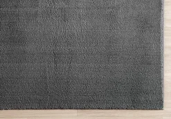 Tapis uni antidérapant lavable Anthracite - 300 x 400 cm - RELAX