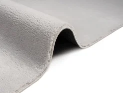 Tapis uni antidérapant lavable Gris - 160 x 220 cm - RELAX