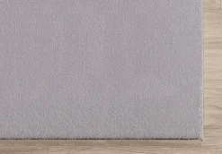 Tapis uni antidérapant lavable Gris - 160 x 220 cm - RELAX