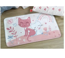 Tapis velours 45 x 75 cm Les chats