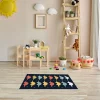 Tapis vinyle motif dinosaures multicolor L.83 x l.49,5 cm x ep. 2 mm