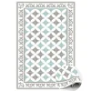 Tapis vinyle Tulup 120x180 cm Facile d'entretien Carreaux portugais
