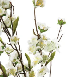 Tige fleur de cerisier artificielle - H110 cm - Blanc- Atmosphera