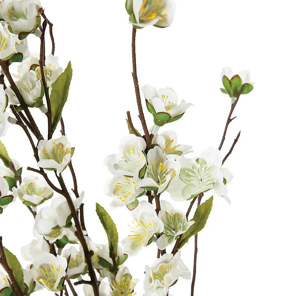Tige fleur de cerisier artificielle - H110 cm - Blanc- Atmosphera