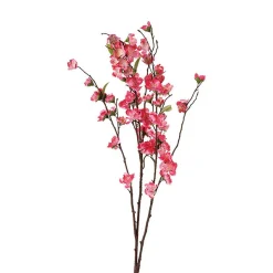 Tige fleur de cerisier artificielle - H110 cm - Rose- Atmosphera