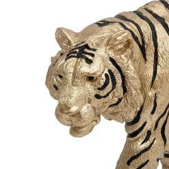 Tigre Tropical boudoir l.66cm résine or - Atmosphera
